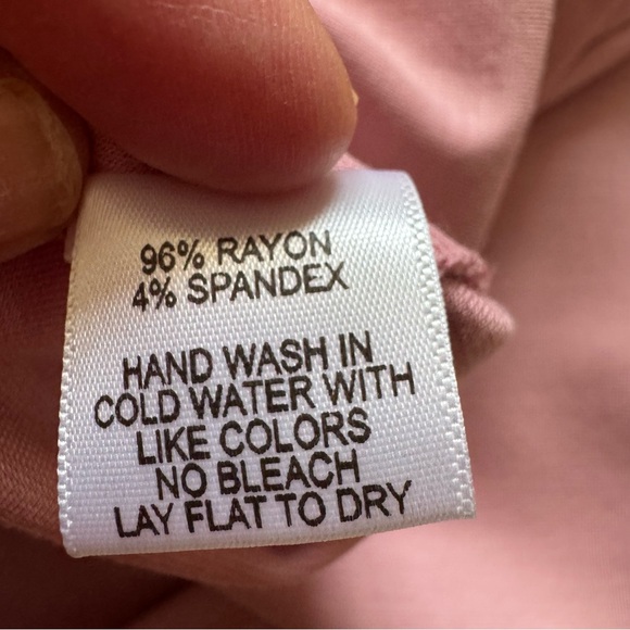 Gibson Soft Pink Rosewood Sleeveless Halter Relaxed Fit Top Medium - Picture 7 of 14